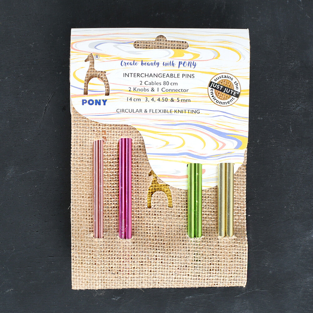 Pony Değiştirilebilir Misinalı Şiş Seti - 61068/01